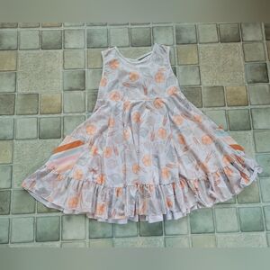 Foxtail Lilies Seashell Twirl Dress With Pockets Size 10